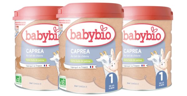 Baby Bio Lait Caprea au Lait de chèvre 1er âge