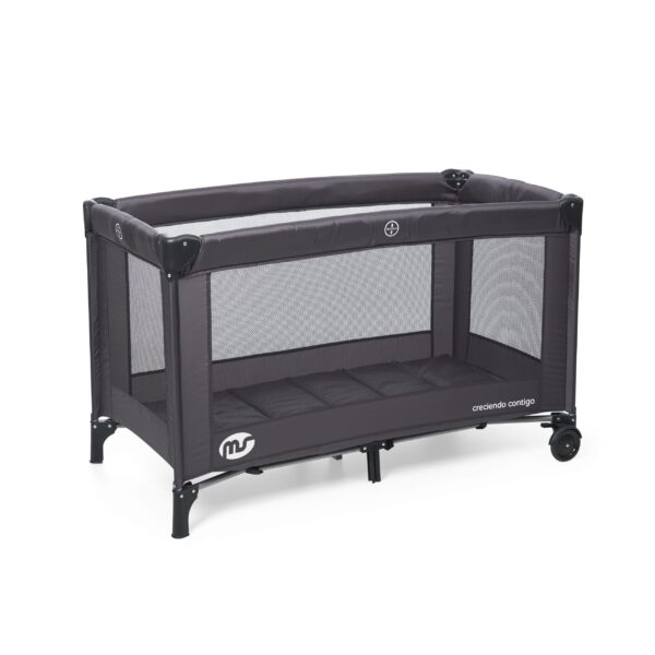 Ms Innovaciones Lit de voyage Basic Noir