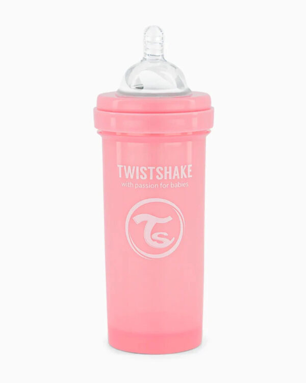 Biberon Anti-Colique Twistshake  2M+ – Rose 260 ml