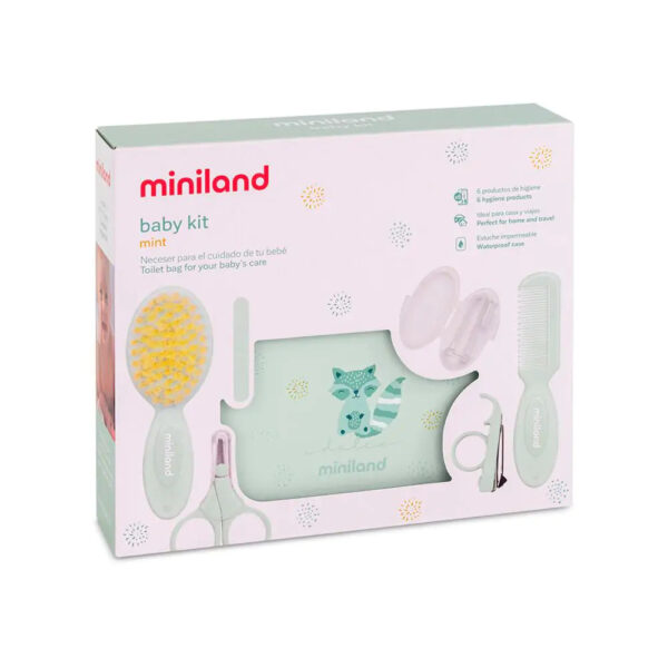 Miniland Trousse de soin pour bébé mint