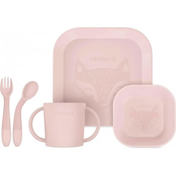 Coffret de Repas 5pièces – rose 6m+