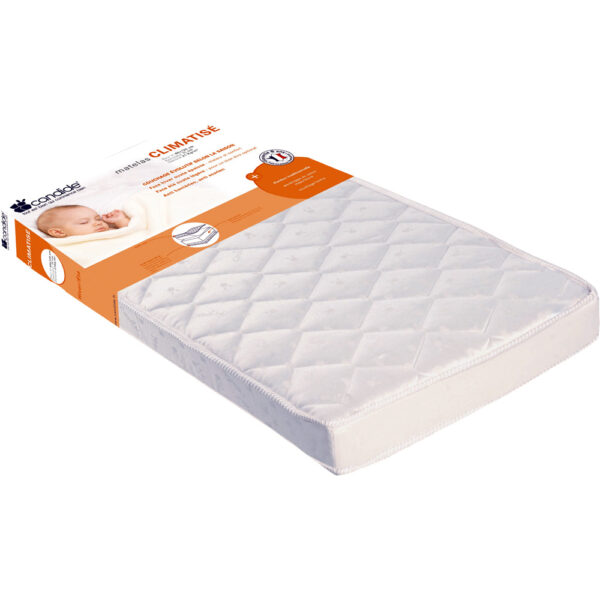 Candide Matelas bébé  Climatisé 2 faces 60x120cm