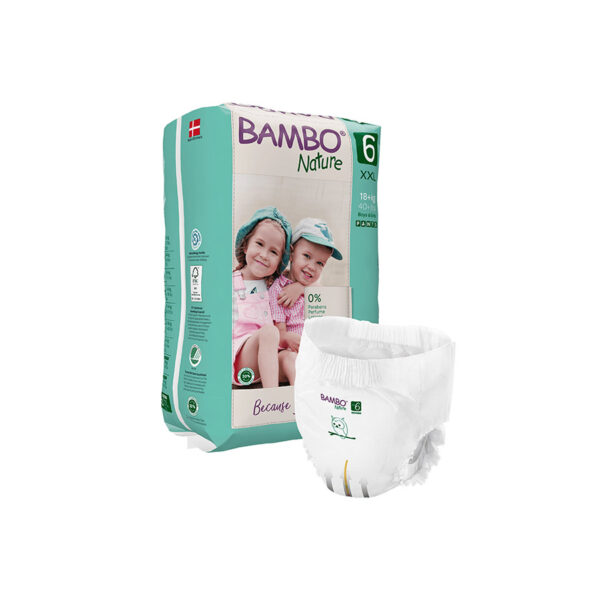 Bambo Nature Couches Culottes d’apprentissage Taille 6 (15 kg+) 18 unités