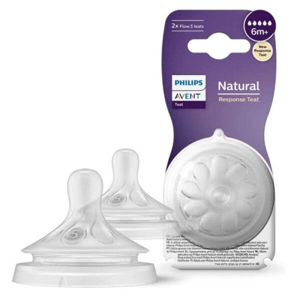 Philips Avent Lot de 2 Tétines Natural 6m+