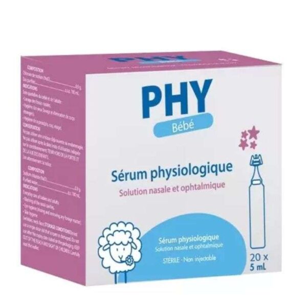 Phy bébé Serum Physiologique 20*5ml