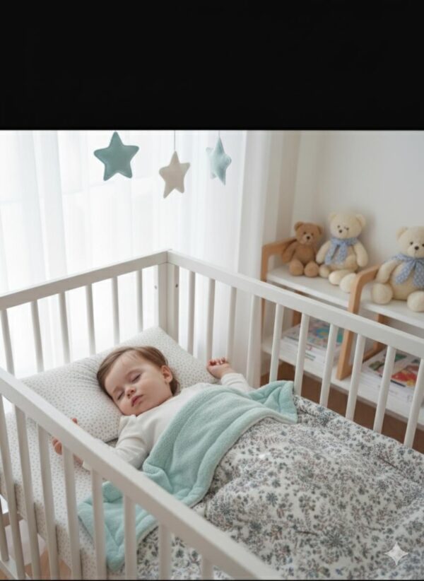 Couverture douce Fleurie verte