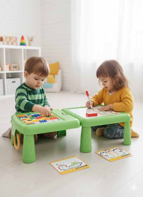 Table de dessin éducatif magnétique 2 en 1 pour enfants