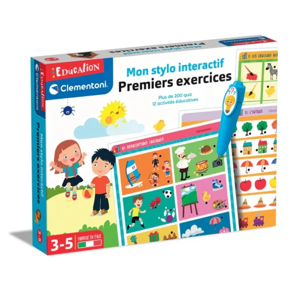 Clementoni – Mon stylo interactif – Premiers exercices