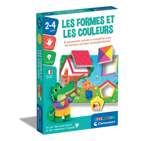 Clementoni – Les formes et Les couleurs 2-4 ans