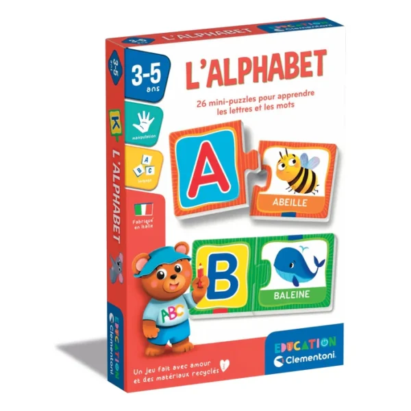 Clementoni – L’Alphabet 3-5 ans