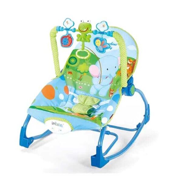 Mon bébé – Transat balancelle avec musique et vibration Bleu