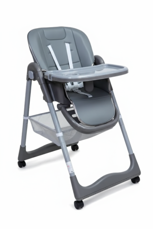 Mon bébé Chaise Haute évolutive Gris Foncé