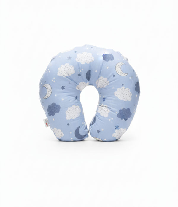 Coussin d’allaitement Nuages Bleu