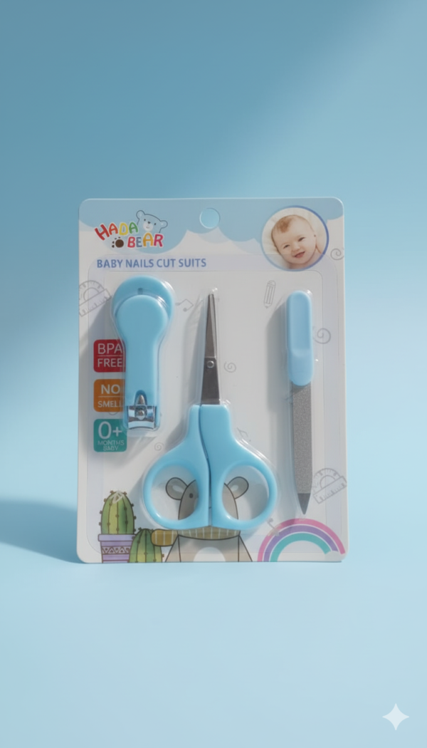 Set manucure bébé 3 pièces Bleu