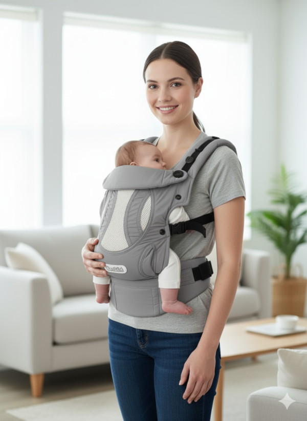 Mon bébé – Porte bébé Gris