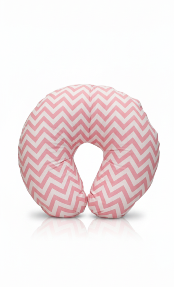 Coussin d’allaitement Rayé Rose et Blanc
