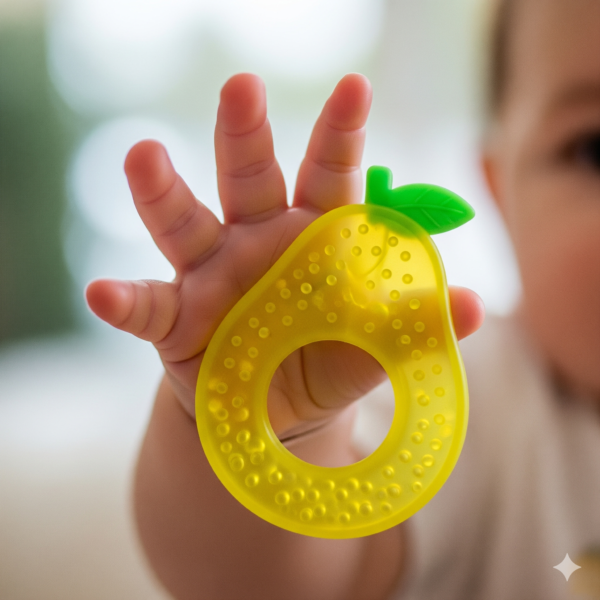 Notre bébé – Anneau de Dentition Réfrigérant Ananas 3 mois+