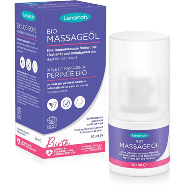 Lansinoh Huile de massage du périnée 50 ml