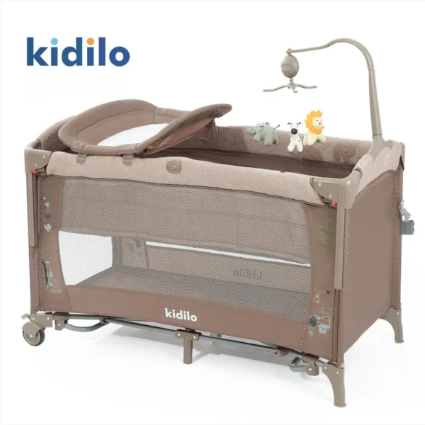 Kidilo Lit parc cododo multifonctionnel beige