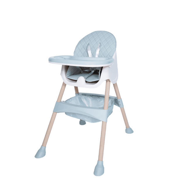 Mon bébé – Chaise haute réglable Bleu ciel